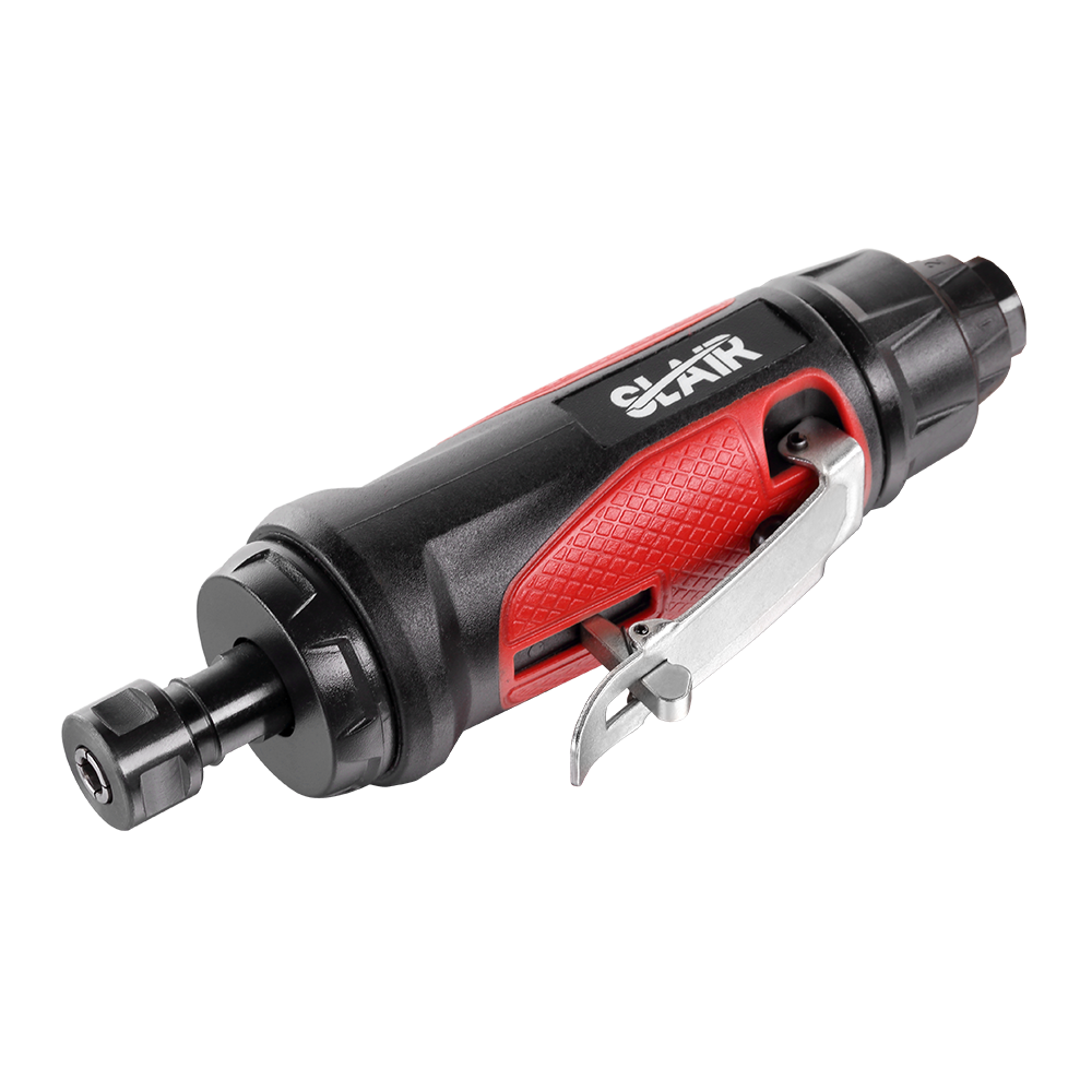  SLAIR AIR ダイグラインダー、20000RPM。安全トリガー、コンポジット、1/4" 1/8" または 3MM 6MM コレット付き、PROFESSIONAL