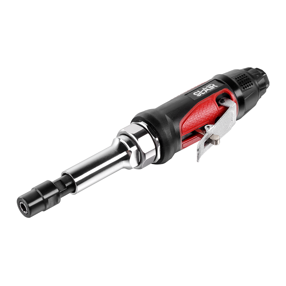  SLAIR 3" シャフト エア ダイ グラインダー、25000 RPM。安全トリガー、コンポジット、1/4" 1/8" または 3MM 6MM コレット付き、プロフェッショナル 